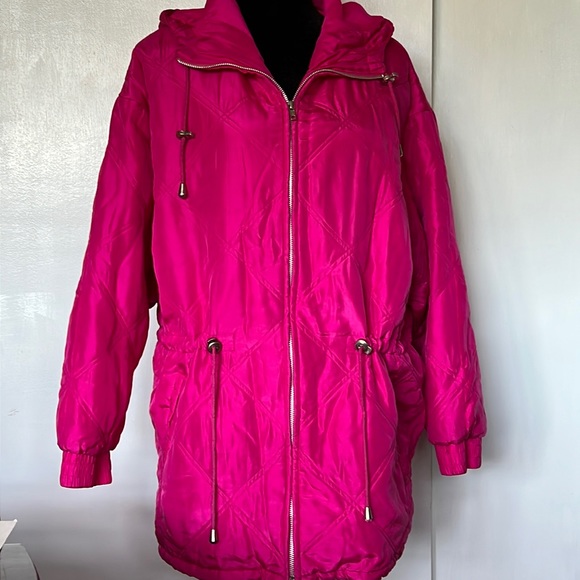 Partners Jackets & Blazers - ❤️  Hot Pink Silk Anorak